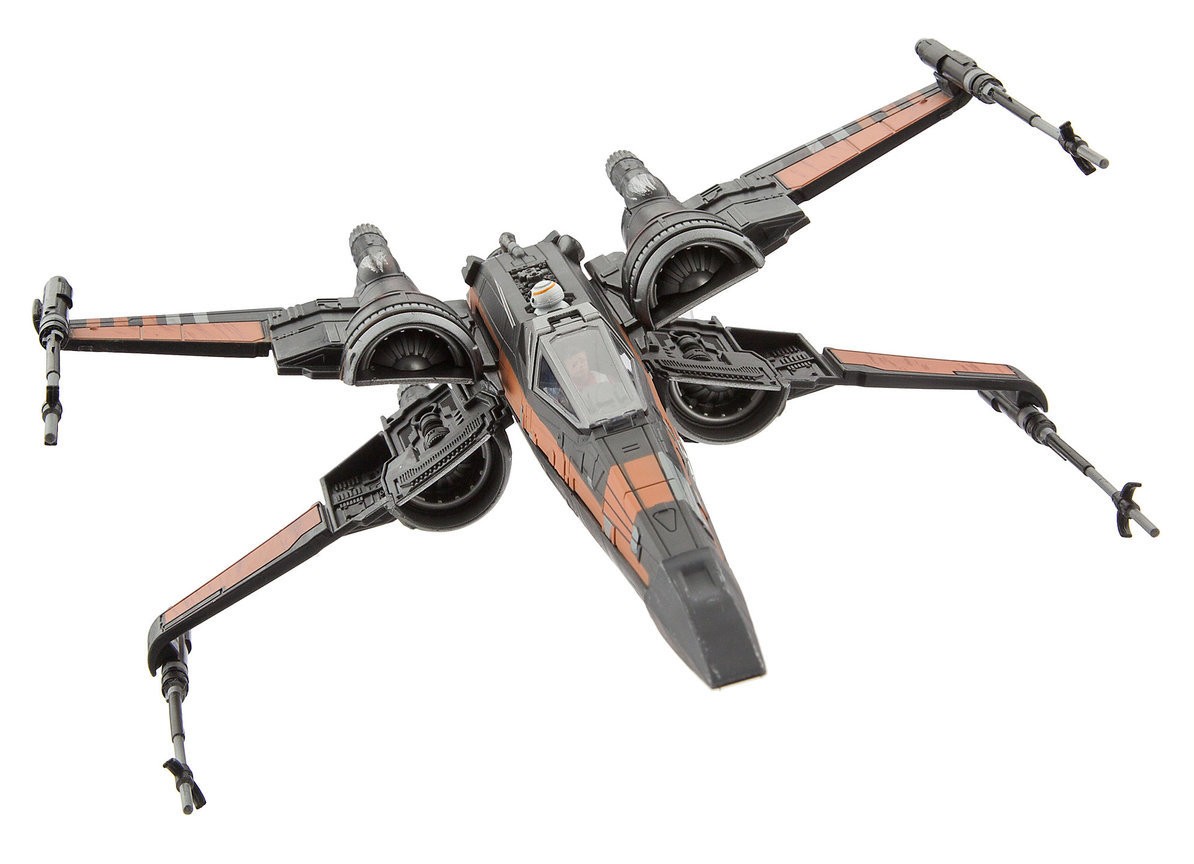 TLJ Poe Dameron and X-Wing Fighter Vehicle Set 3