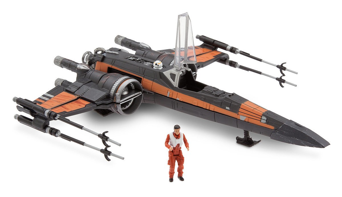 TLJ Poe Dameron and X-Wing Fighter Vehicle Set 2