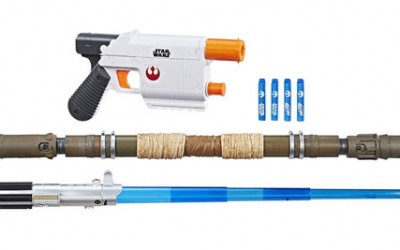 New Last Jedi NERF Rey Starkiller Base Bladebuilders Mission Pack available on Toysrus.com