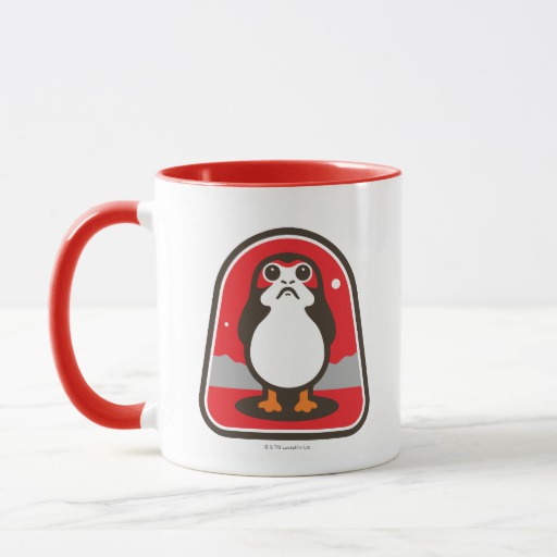 TLJ Porg Badge Mug 2