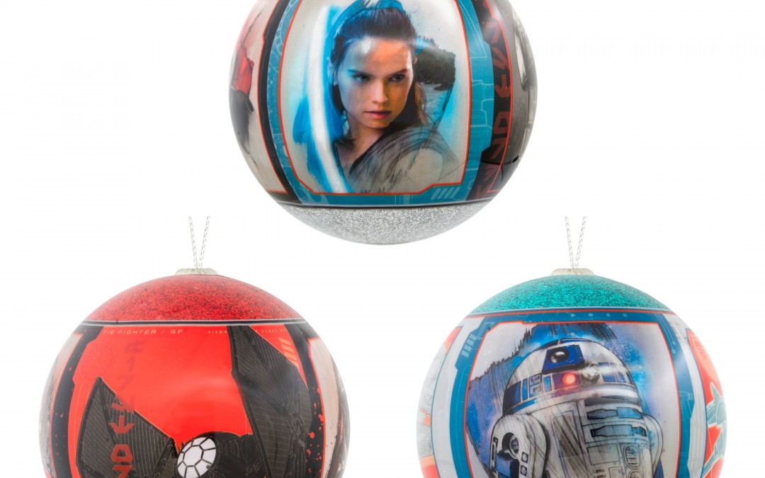 New Last Jedi 3pk Christmas Tree Ornament Set available on Target.com