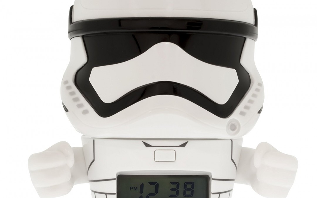 New Last Jedi First Order Stormtrooper Night Light Alarm Clock available on Amazon.com