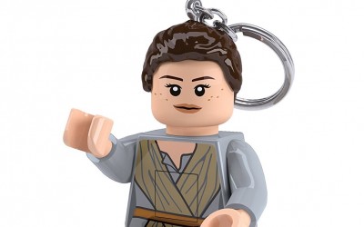 New Last Jedi Lego Rey LED Keychain Flashlight available on Amazon.com