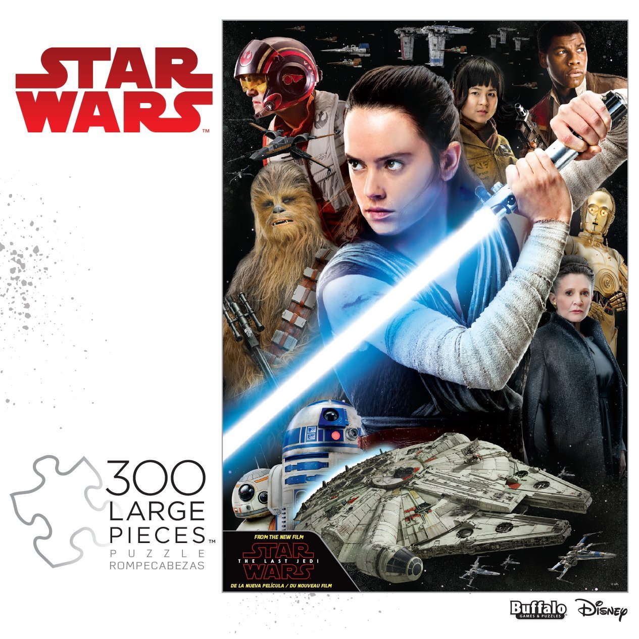 TLJ "Rey and The Resistance" 300 Piece Large Jigsaw Puzzle 1