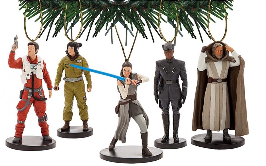 New Last Jedi 10-Piece Ornament Set available on Amazon.com