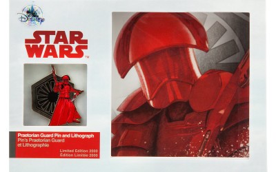 New Last Jedi Praetorian Guard Pin & Lithograph Set available on ShopDisney.com