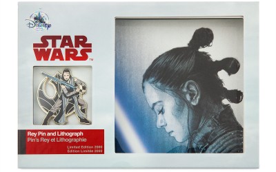 New Last Jedi Rey Pin & Lithograph Set now available on ShopDisney.com