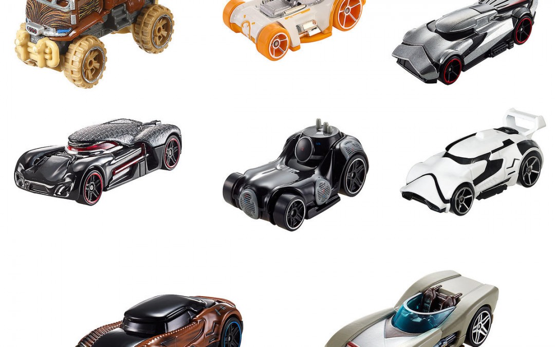 New Last Jedi Hot Wheels Die Cast Character Car Set available on ShopDisney.com