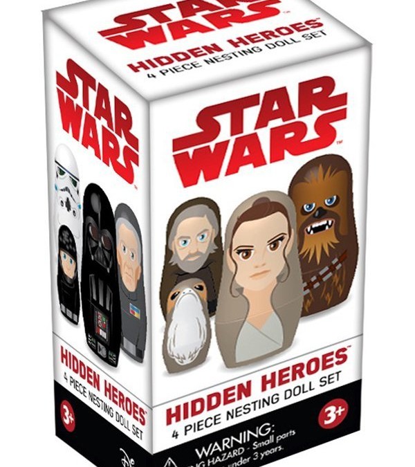New Last Jedi Hidden Heroes Nesting Doll Set available on Walmart.com