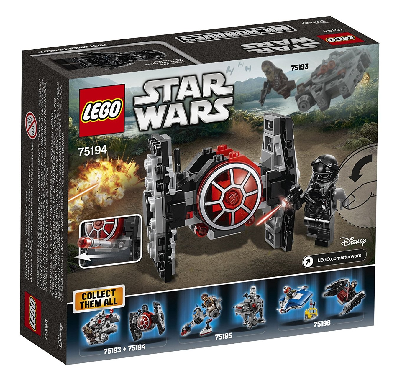 TLJ First Order Tie Fighter Microfighter Lego Set 2