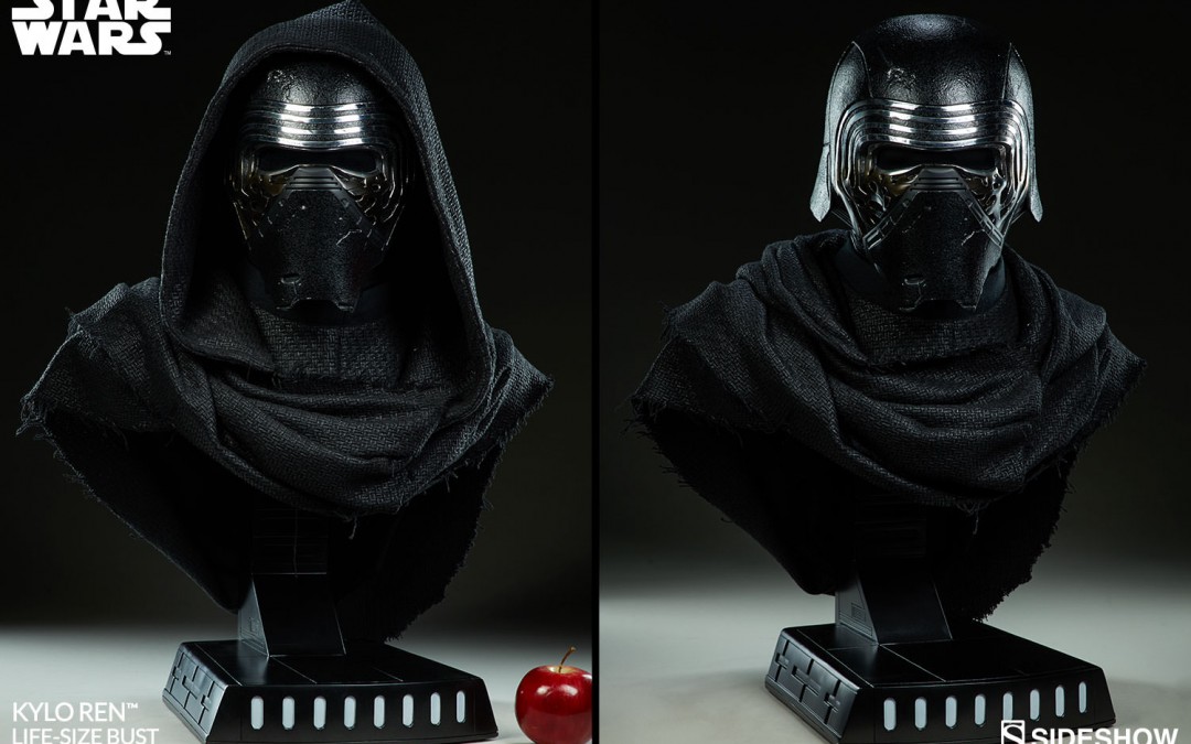 New Kylo Ren Life-Sized Bust now available for pre-order on Sideshowtoy.com