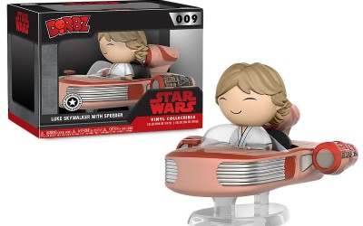 New A New Hope Luke Skywalker with Speeder Dorbz Vinyl Figure Set available on Walmart.com