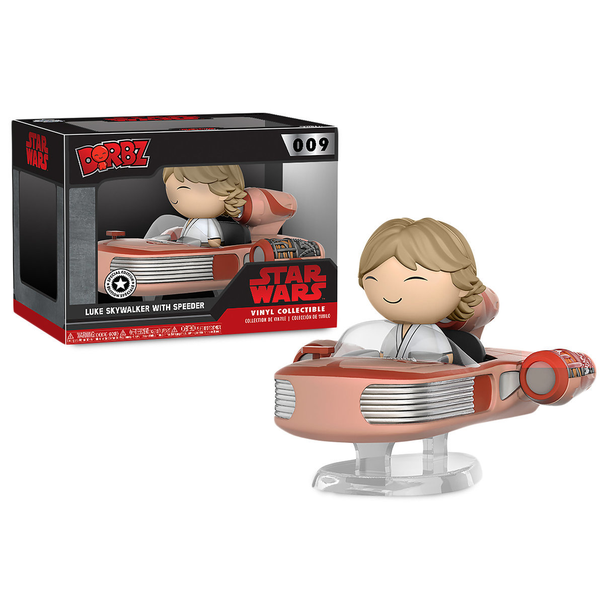 ANH Luke Skywalker with Speeder Dorbz Vinyl Figure Set