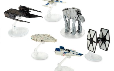 New Last Jedi Hot Wheels Die Cast Starships Set available on ShopDisney.com