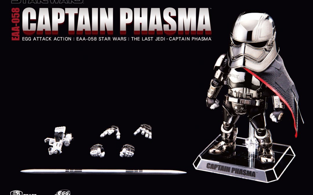 New Last Jedi Egg Attack Captain Phasma Figure available for pre-order on Amazon.com