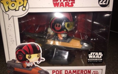 New Last Jedi Funko Pop! Poe Dameron with X-Wing Fighter Figure Set available on Amazon.com