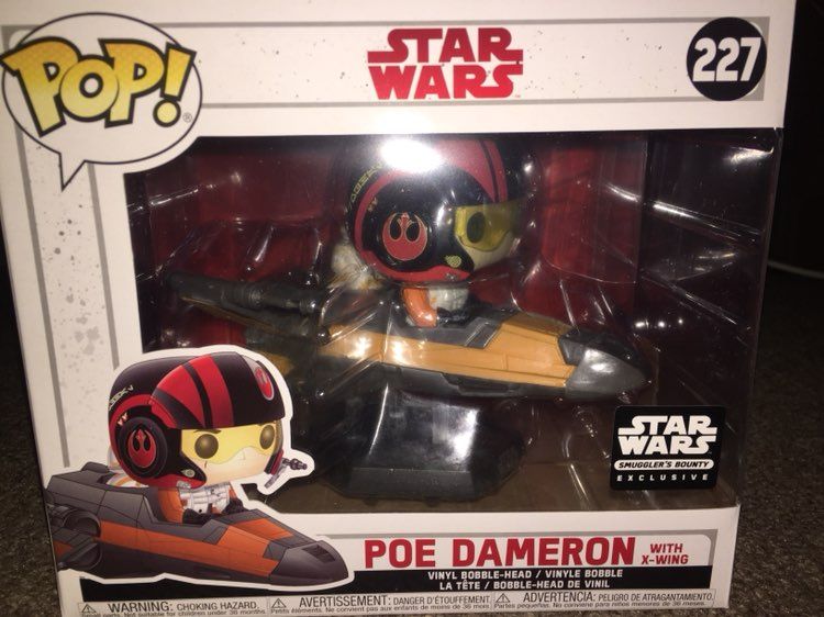 New Last Jedi Funko Pop! Poe Dameron with X-Wing Fighter Figure Set available on Amazon.com
