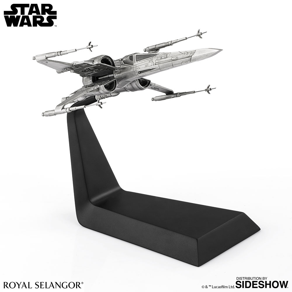 TLJ X-Wing Pewter Statue 2