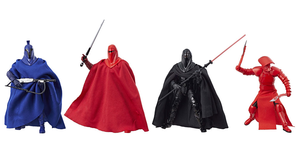 New Last Jedi Black Series Exclusive Guard Figure 4 Pack available on Walmart.com