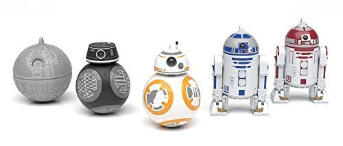 TLJ Droid Keychain Table Case Set 1