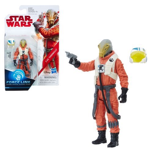 TLJ Resistance Pilot C'ai Threnalli Force Link Figure