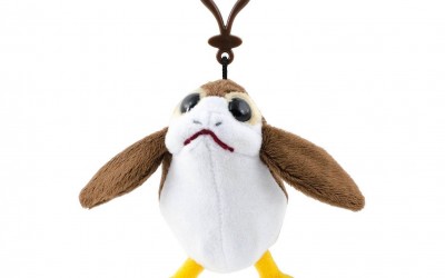 New Last Jedi Porg Talking Plush Toy Backpack Clip available on Amazon.com