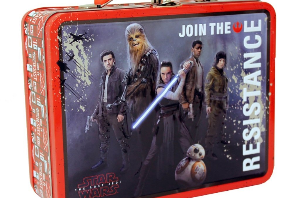 New Last Jedi Company Large Carry All Tin Lunchbox available on Amazon.com