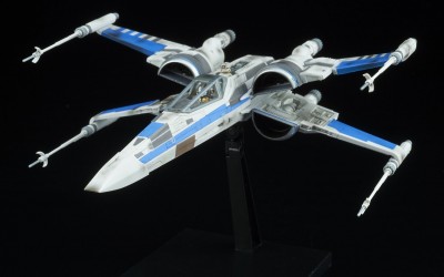 New Last Jedi Blue Squadron Resistance X-Wing Fighter Model Kit available on Amazon.com