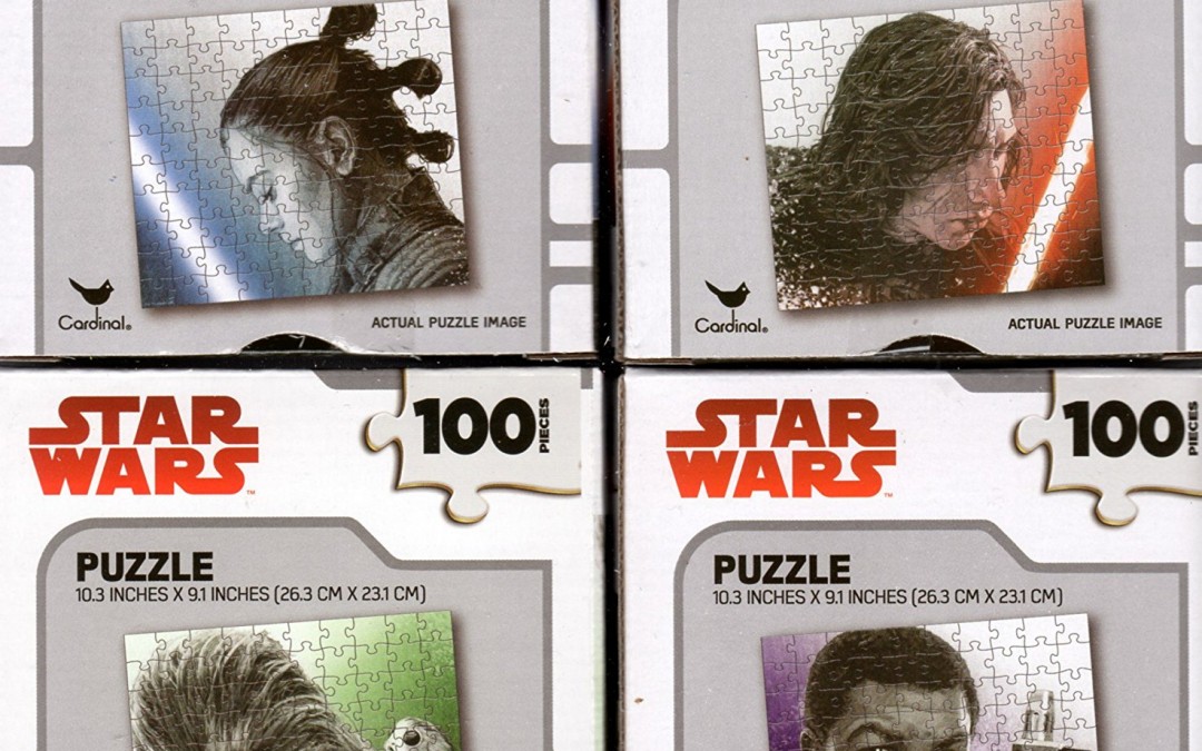 New Last Jedi Puzzle 4-Pack Bundle available on Amazon.com