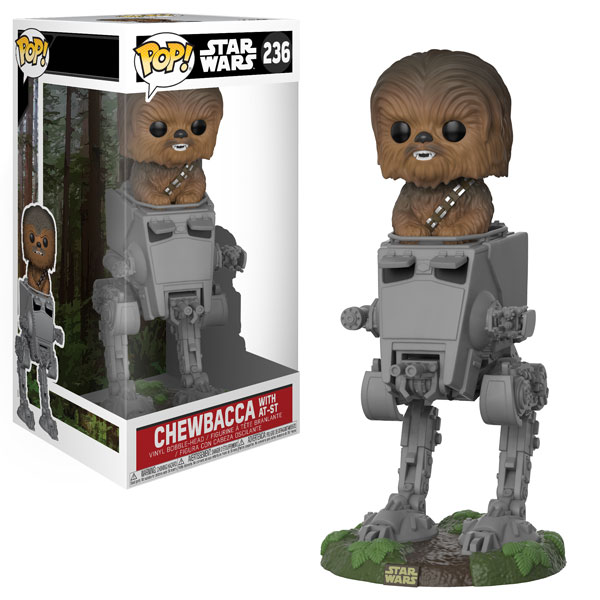 New Return of the Jedi Funko Pop! Chewbacca With AT-ST Bobble Head Toy now available for pre-order!