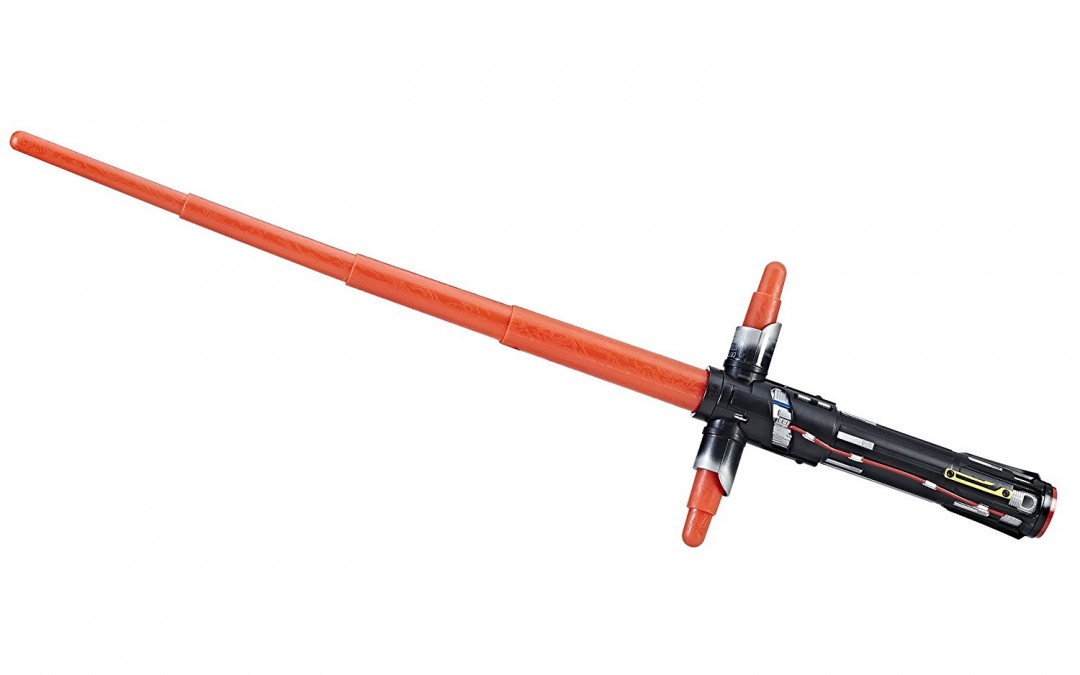 New Last Jedi Kylo Ren BladeBuilders Extendable Lightsaber available on Walmart.com