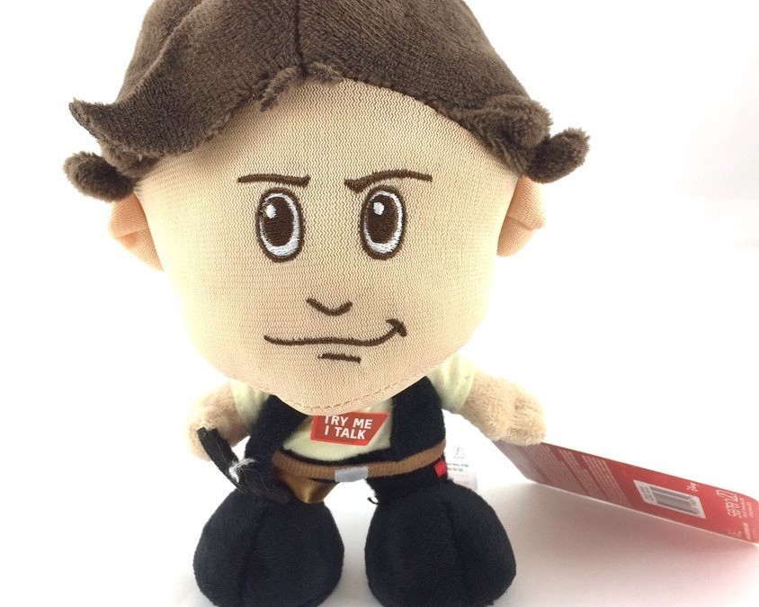 New Last Jedi Han Solo Character Plush Toy available on Amazon.com