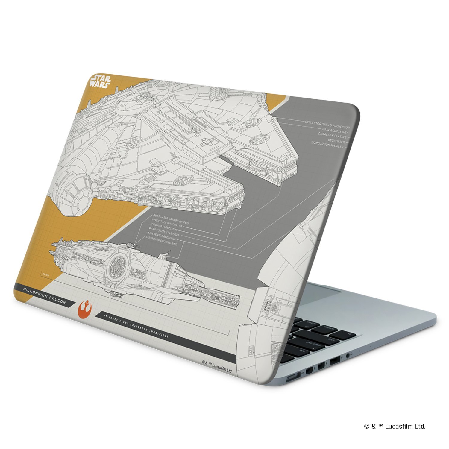 TLJ Millennium Falcon Laptop Wrap 2