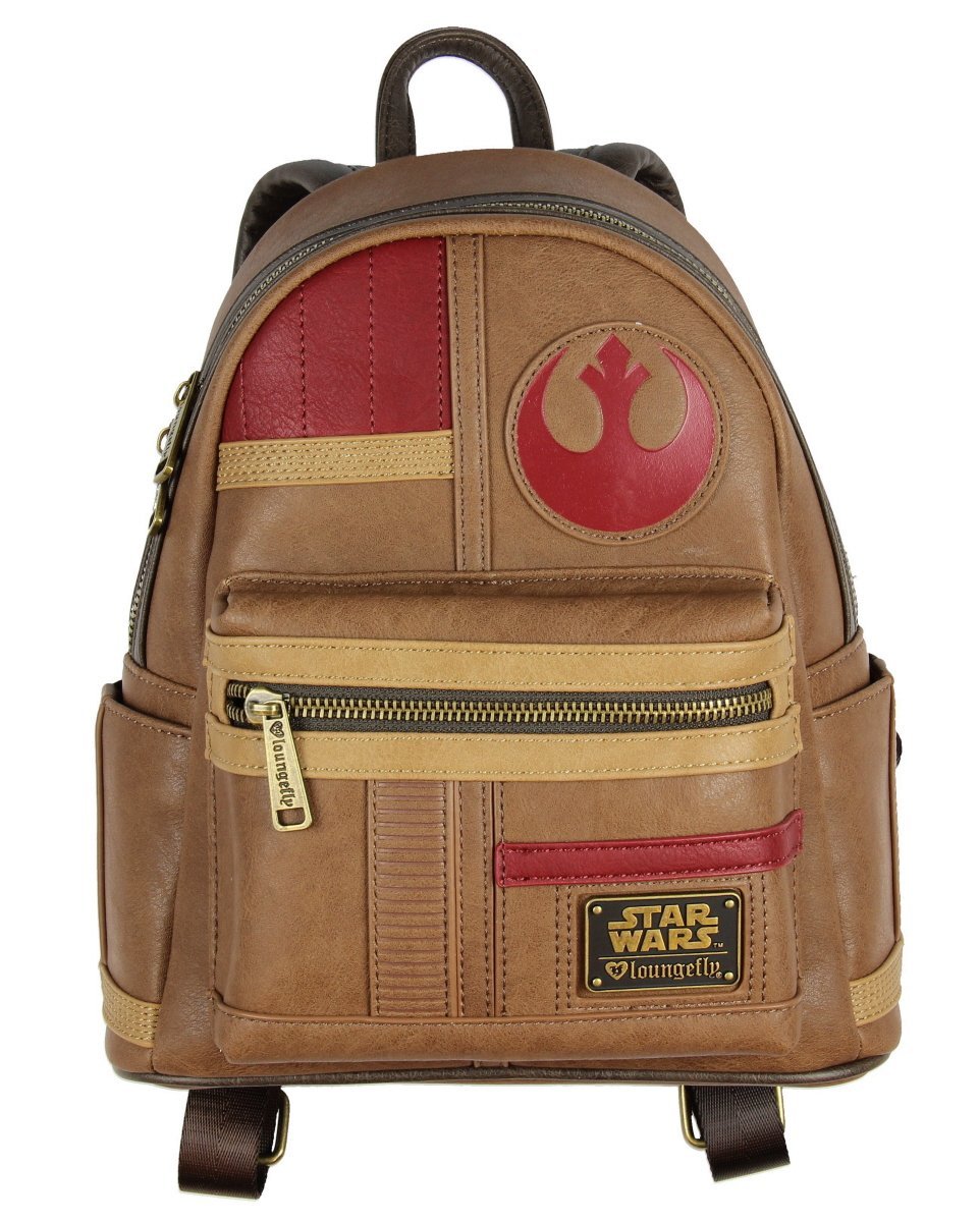 New Last Jedi Rebel Finn Faux Leather Mini Backpack available on