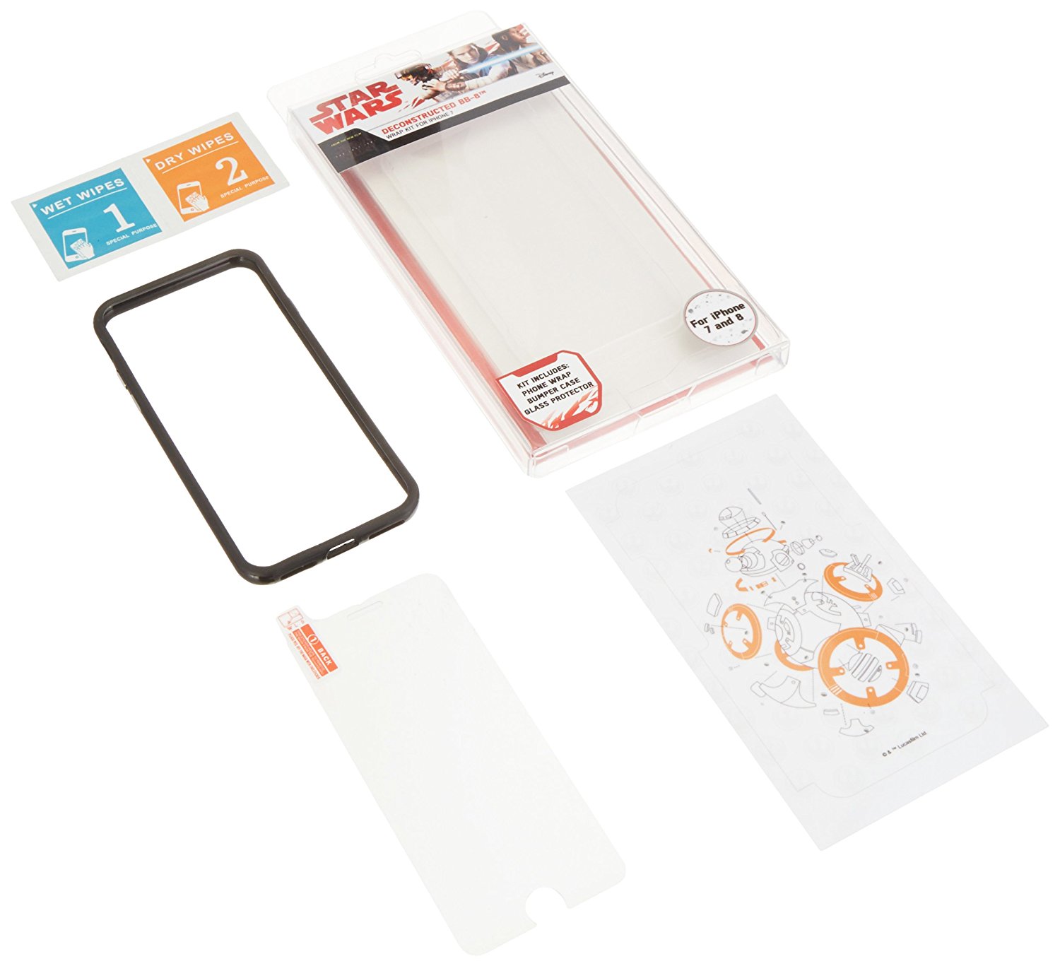 TLJ BB-8 iPhone 7 & 8 Wrap Kit 3