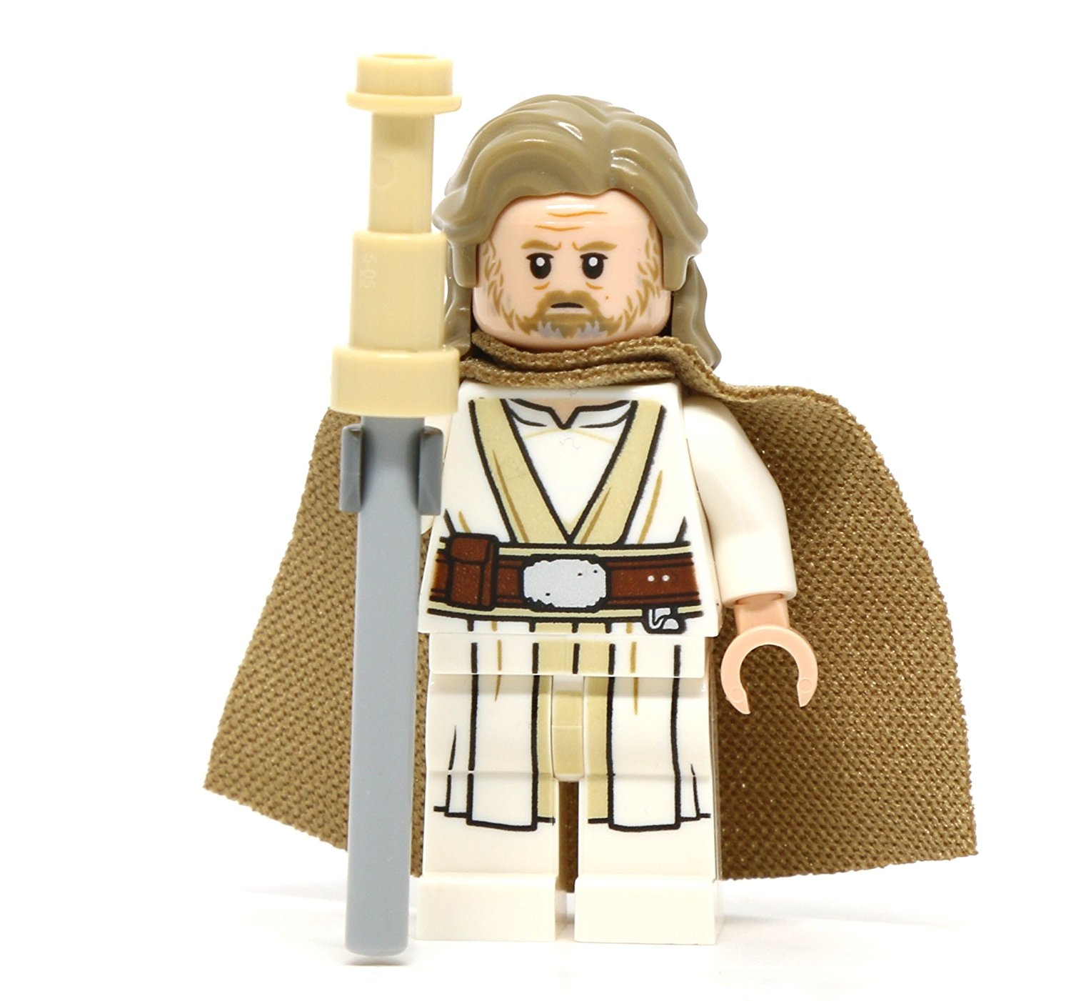 TLJ Old Luke Skywalker Lego Mini Figure