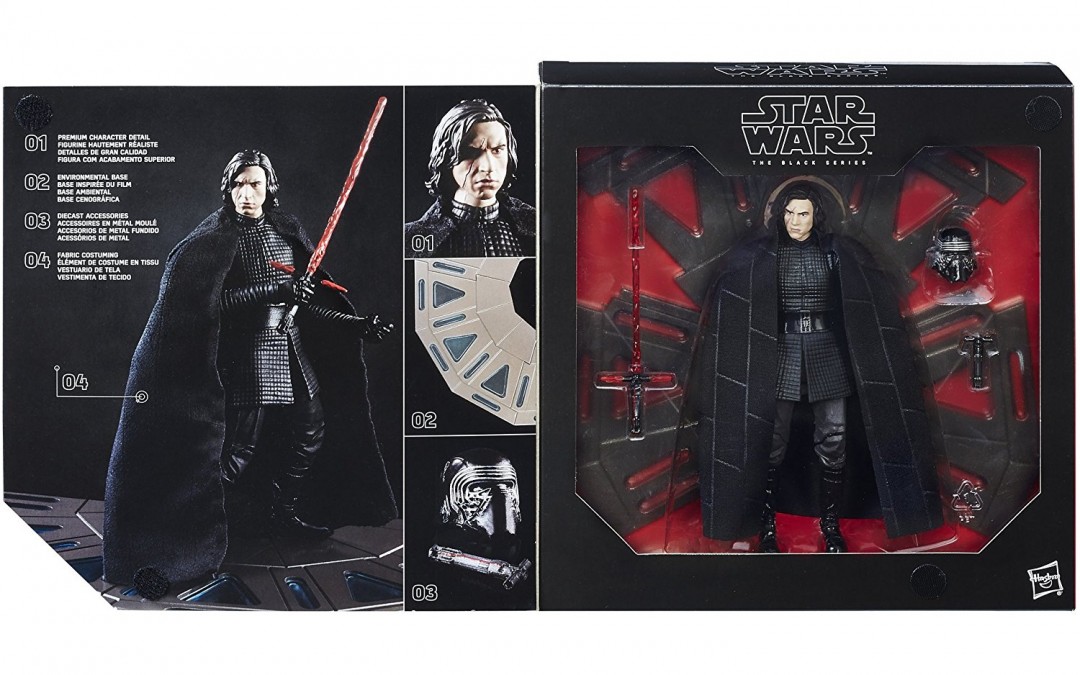 New Last Jedi Exclusive Black Series Kylo Ren (Throne Room) Figure now available on Walmart.com