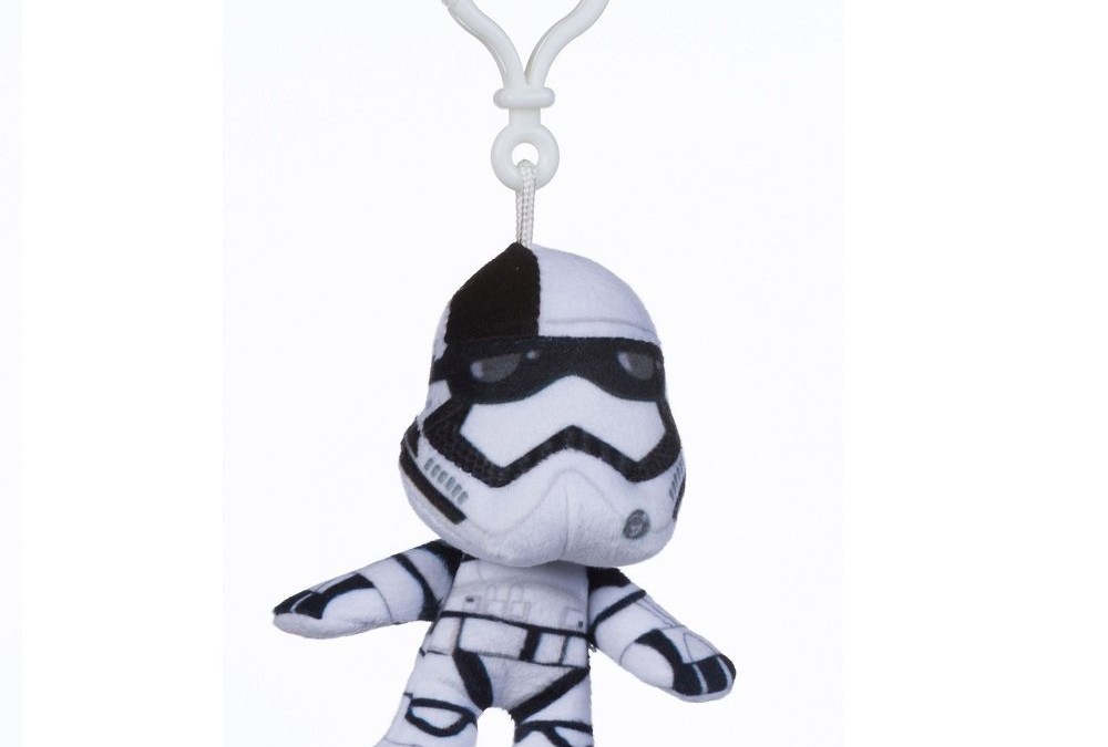 New Last Jedi First Order Stormtrooper Bag Key Clip available on Amazon.com