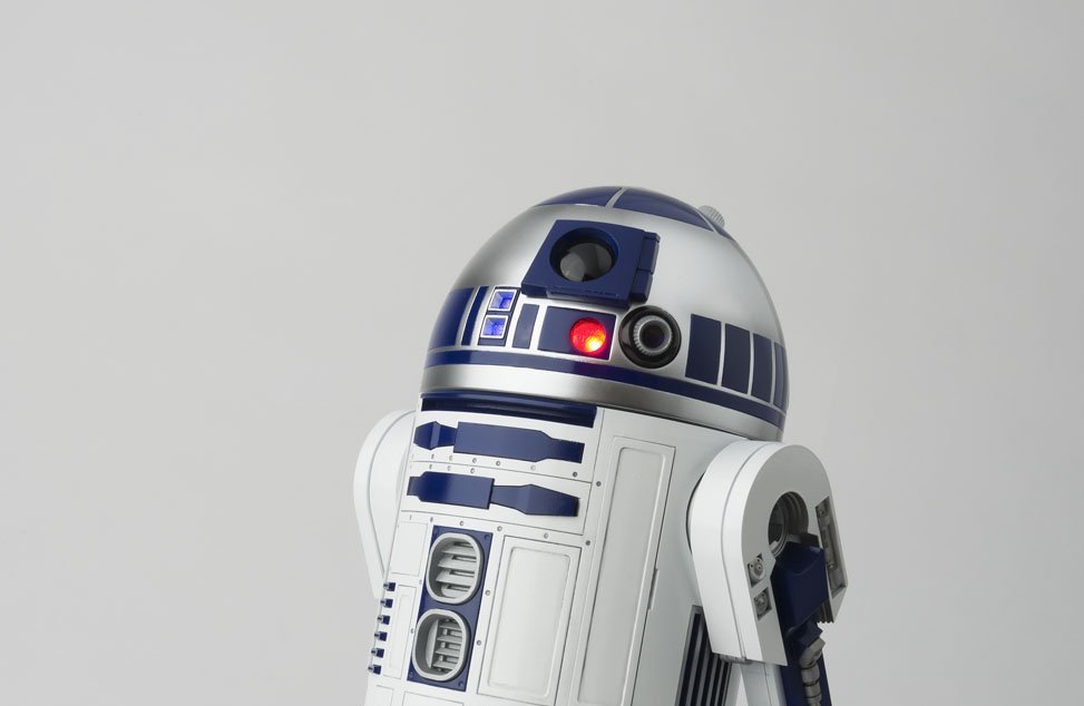 The Last Jedi R2-D2 Droid Bandai Model Kit available on Amazon.com