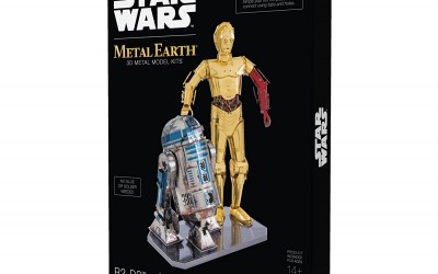 New Force Awakens R2-D2 and C-3PO 3D Metal Model Kit Box Set available on Walmart.com
