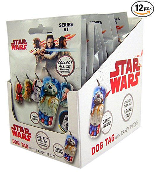 TLJ Dog Tags With Candy Pieces Bundle 1