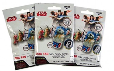 New Last Jedi Dog Tags With Candy Pieces Bundle available on Amazon.com
