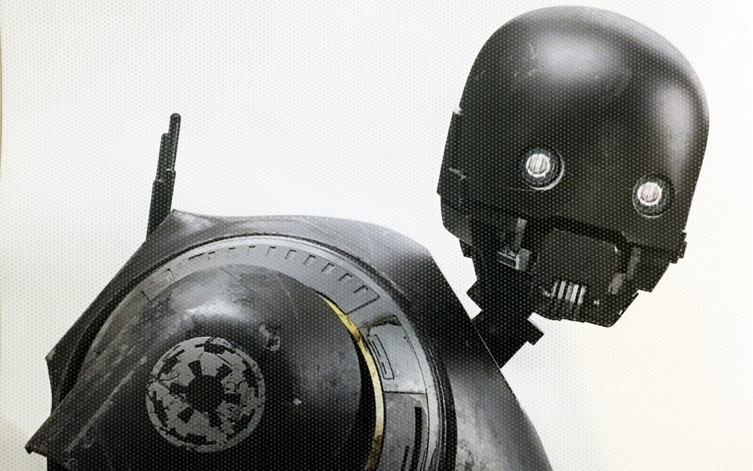 New Rogue One K2SO Passenger Vinyl Window Decal available on