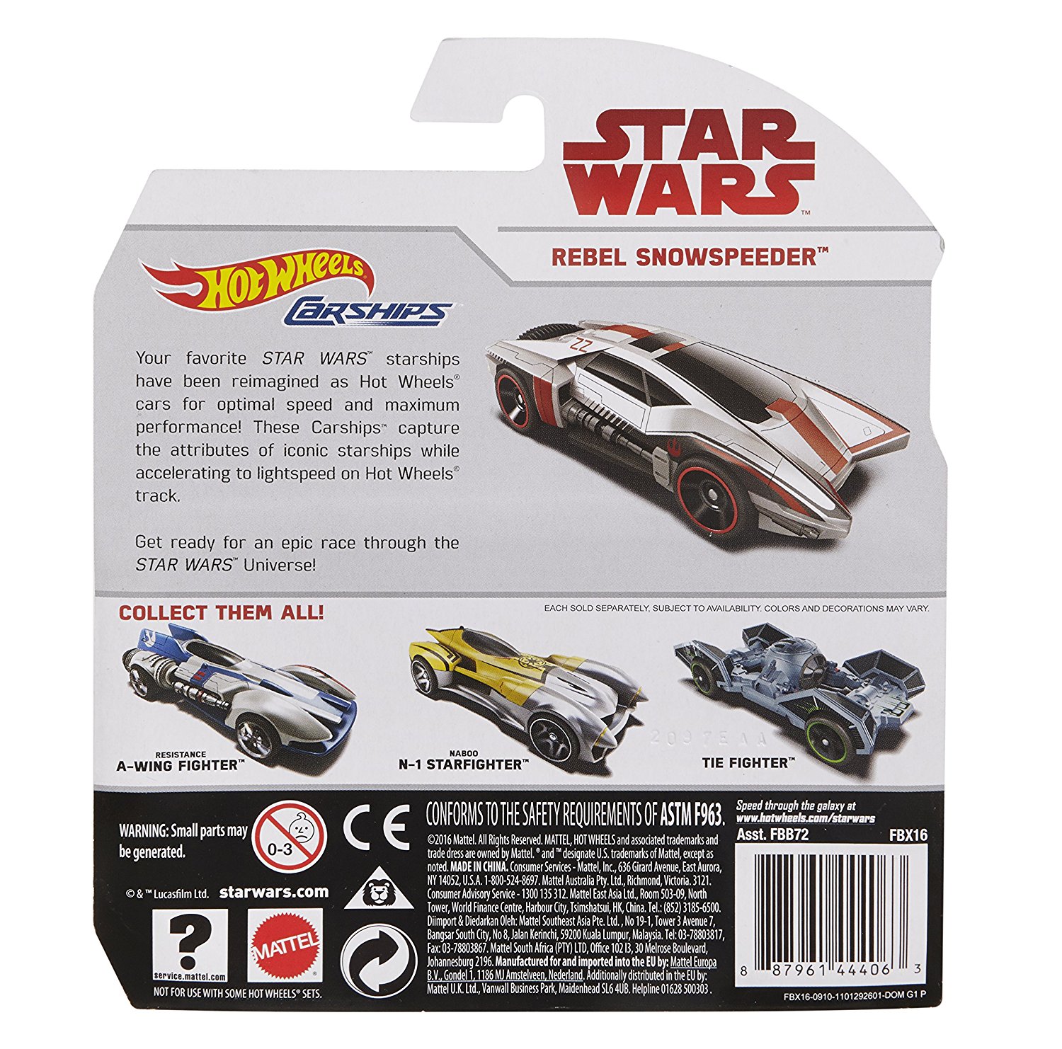 TLJ (TESB) HW Rebel Snowspeeder Vehicle Toy 2