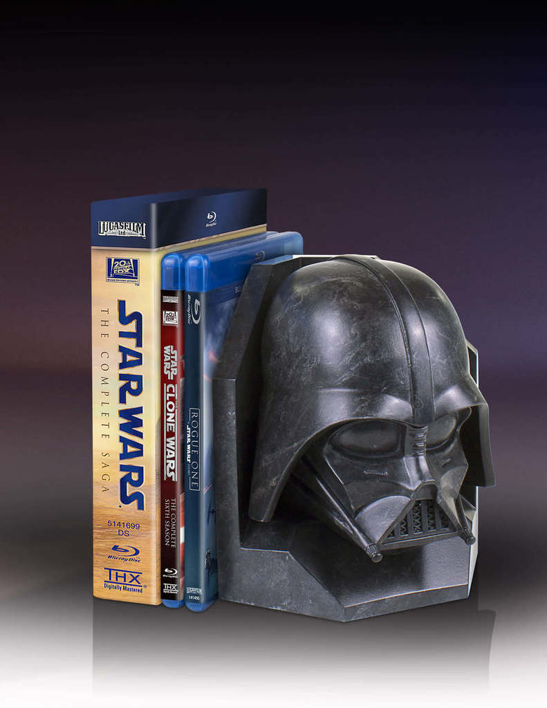 SW Darth Vader Marble Bookend 1