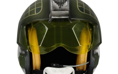New A New Hope Gold Leader Pilot Helmet Accessory available for per-order on Anovos.com