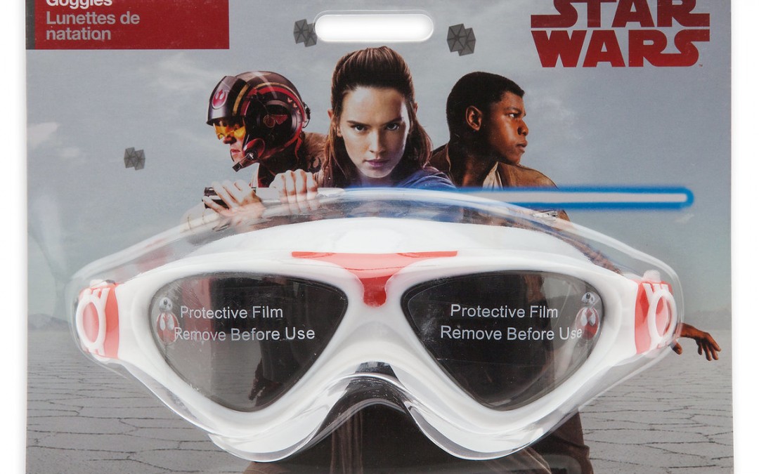 New Last Jedi Kids Swim Goggles available on ShopDisney.com