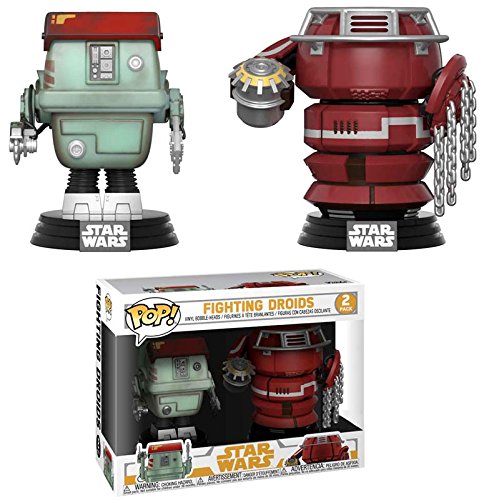 New Solo Movie Funko Pop! Fighting Droids Bobble Head Toy 2-Pack available on Walmart.com