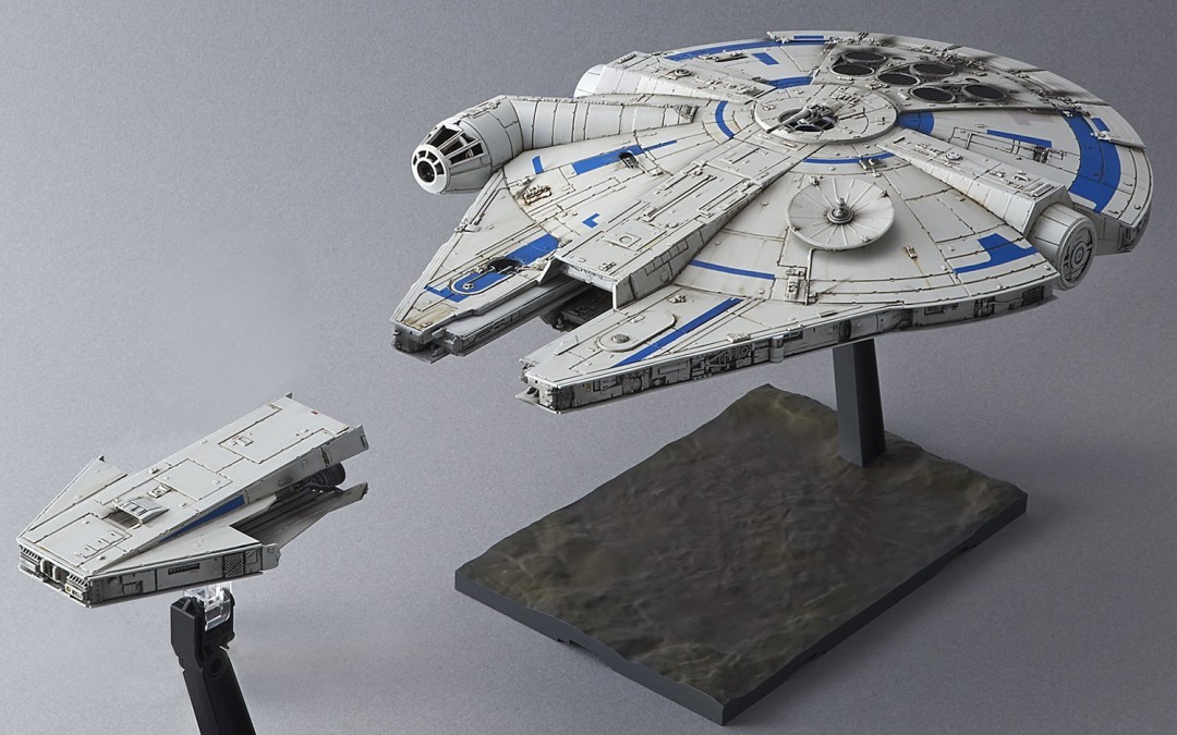 New Solo Movie Millennium Flacon Model Kit available on Walmart.com