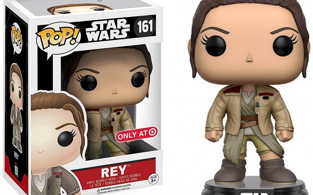 New Force Awakens Funko Pop! Rey with Finn's Jacket Bobble Head Toy available on Walmart.com